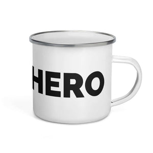 Drink Hero Enamel Mug