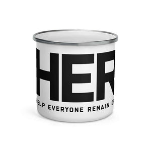 HERO Enamel Mug